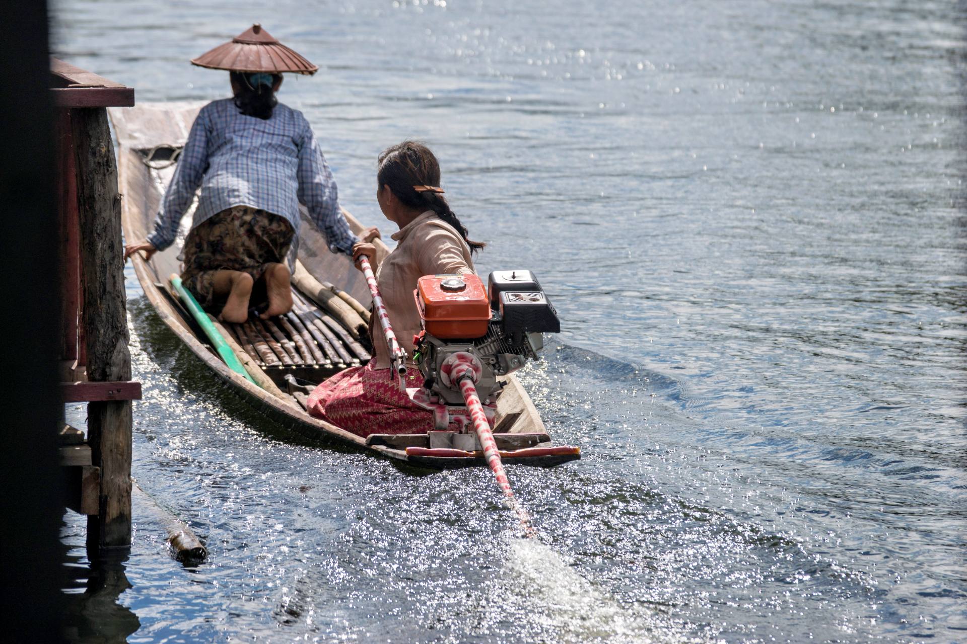 Bootsfahrt durch Ywama